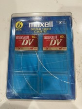 Maxell Mini DV Digital Video Camcorder Cassette Tapes 60 Minutes 2 Pack Blank