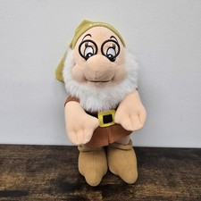 Disney Store "DOC" Dwarf Rigid Standing Plush Snow White 9" Glasses