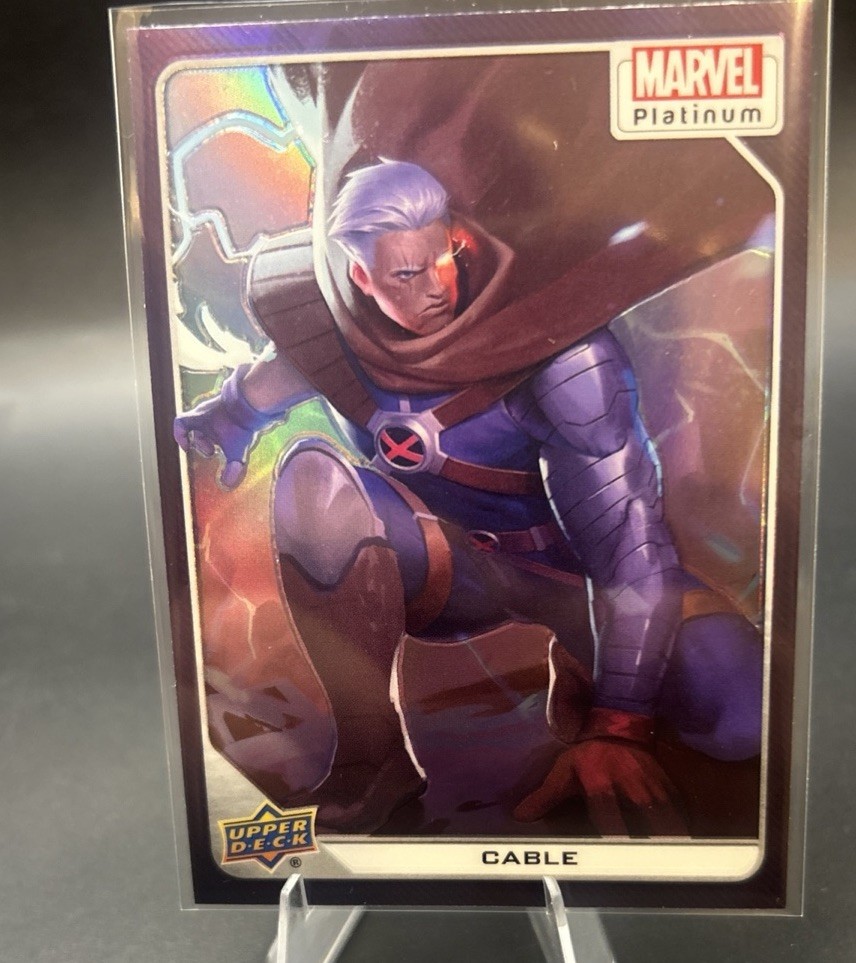 2023 Upper Deck Marvel Platinum Purple Rainbow Cable #79 Free Shipping