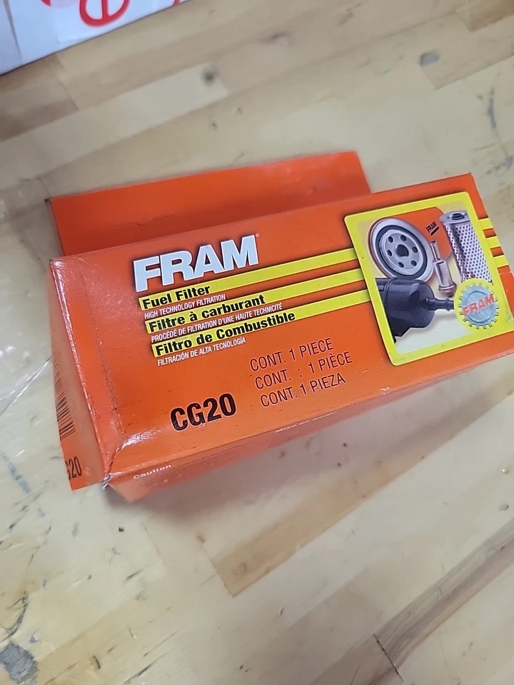 Filtro de combustible FRAM CG20 para PF2139 PF1115 P834 LF301 GF471A G471 F21115 CO834 ss Foto 2 de 2