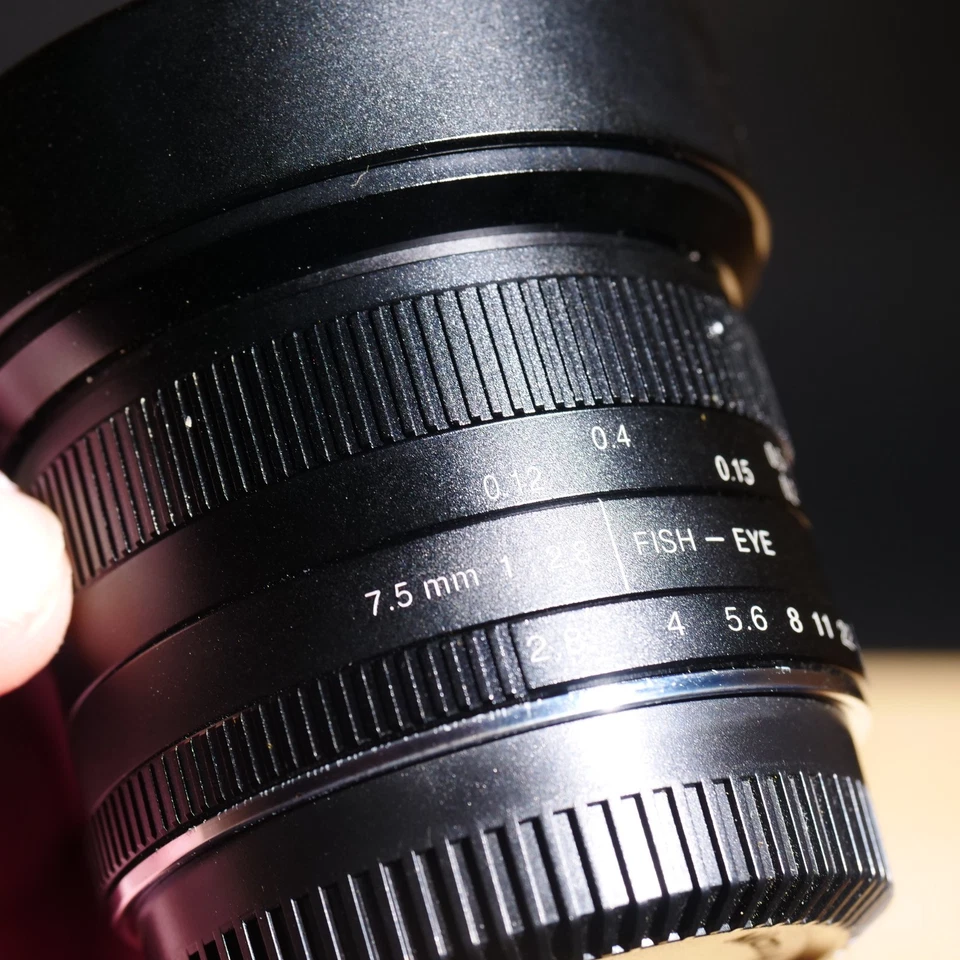 OBJETIVO 7ARTISANS 7.5MM F2.8 | FISH EYE | MONTURA M4/3 MFT | ENVIO GRATUITO - Imagen 2 de 4