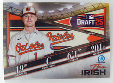 2025 Bowman Draft Baseball - Draft Night #BDN-6 Orioles - IKE IRISH