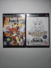 ?.hack Infection & Mutation PS2 Lot Part 1 & 2 COMPLETE CIB w/ DVD Tested Fast