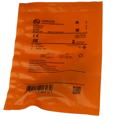 New In Box IFM IGS209 Inductive Sensor