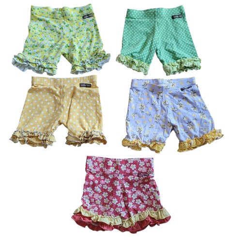 LOT OF 5 MATILDA JANE RUFFLE SHORTS GIRLS SIZE 8