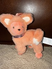 Mary Meyer Cozy Toes Panache Pup Orange Plush Toy EUC