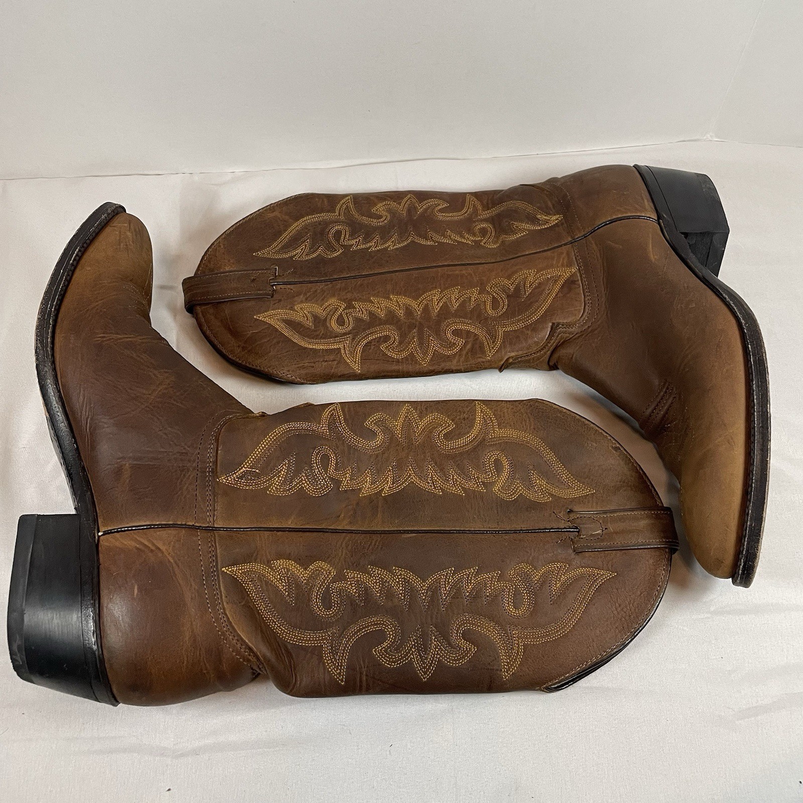 Abilene Western Cowboy Boots Men’s Size 10 Made In USA