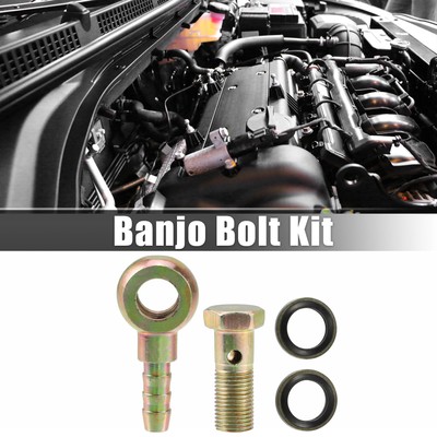 1 Satz M10x1 Banjo Schrauben Kit mit Kupferscheiben Eisen Bronze Ton