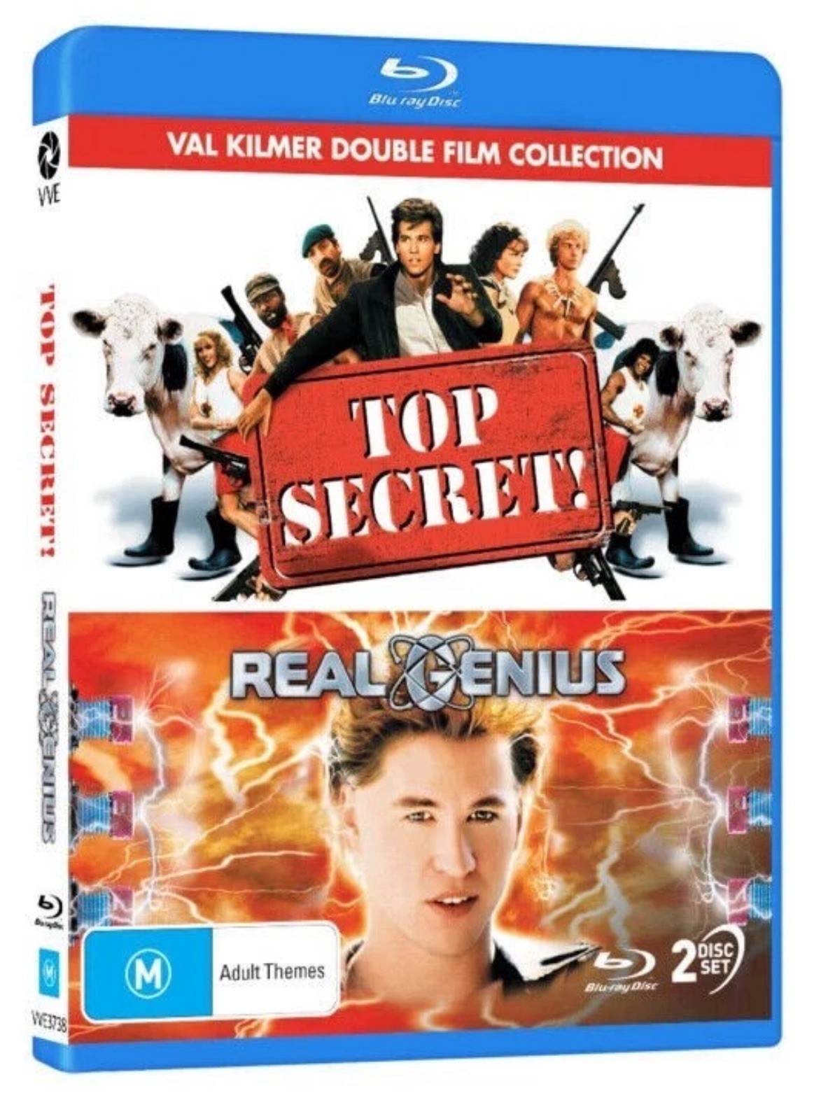 Top Secret! & Real Genius Val Kilmer Double Film Collection - Region B