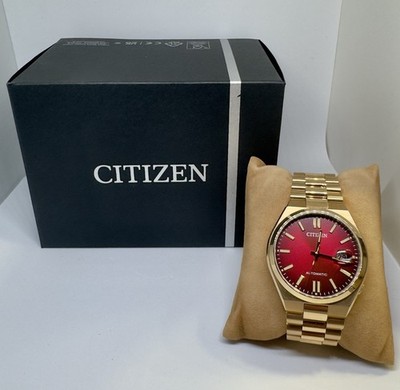 Citizen Tsuyosa NJ0153-82X Automatik Armbanduhr Gold/Rot