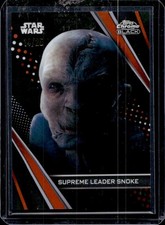 2023 Topps Chrome Black Star Wars Supreme Leader Snoke Refractor Orange #/25