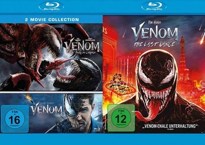 Venom 1+2 - Movie Collection + Venom 3: The Last Dance im Set # BLU-RAY-NEU