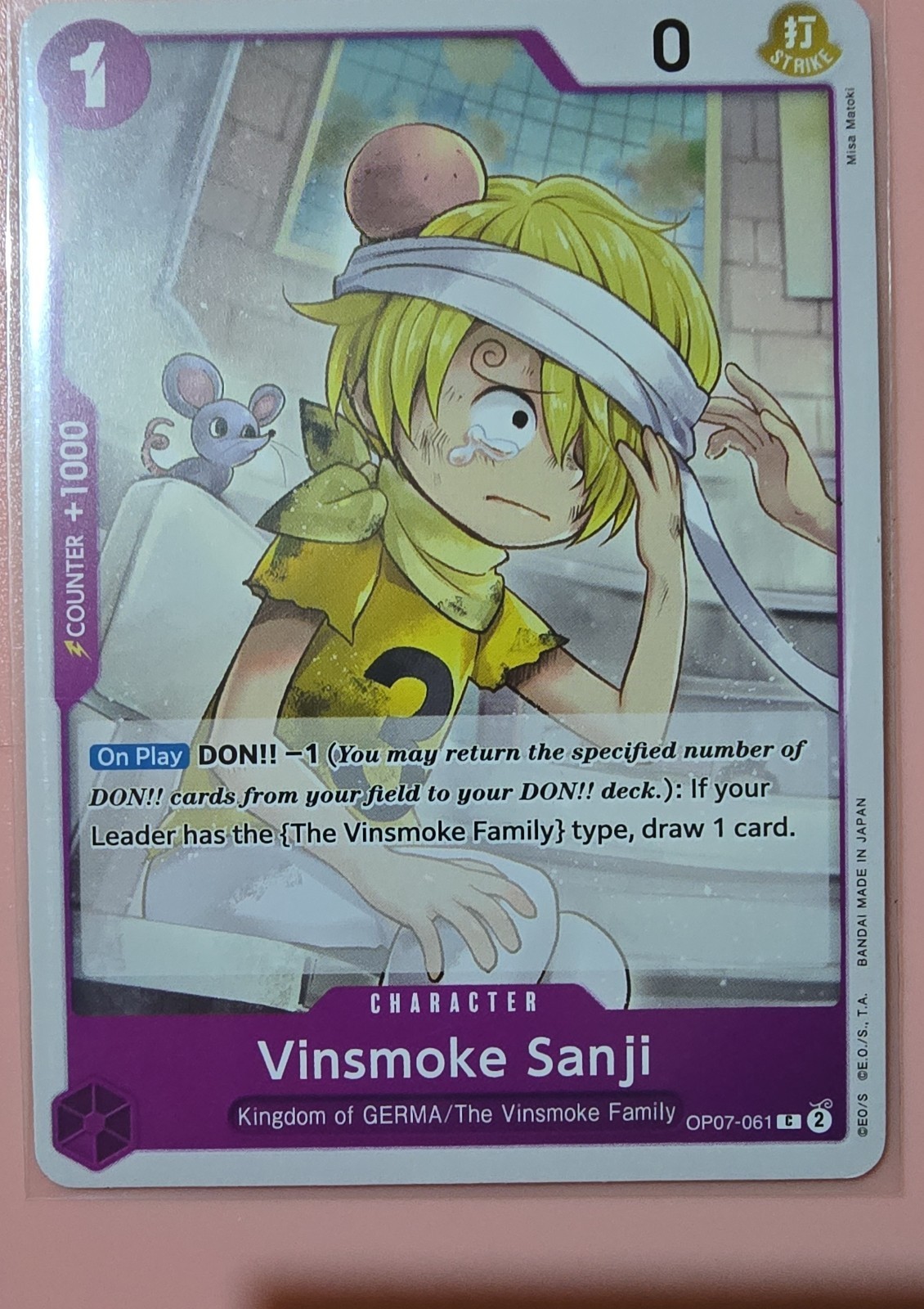 Vinsmoke Sanji OP07-061 500 Years in the Future Regular