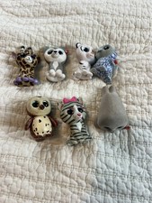 Ty Beanie Boos Mini Hard Plastic 2" Collectable Mystery Toys set of 7