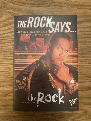 #ad #ad Rock Says by WWF and The The Rock 2000 Hardcover Autographed $552.00