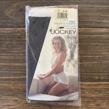 Vtg Jockey For Her Brief Culotte Underwear Black Sealed Size 7 L 1990 Style 1500