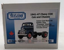 Sylvan Scale Models V-116 Ho 1941-47 Chevy Coe Cab And Chassis Resin Kit Sylvan Scale Models V-116 Ho 1941-47 Chevy Coe Cab And Chassis Resin Kit