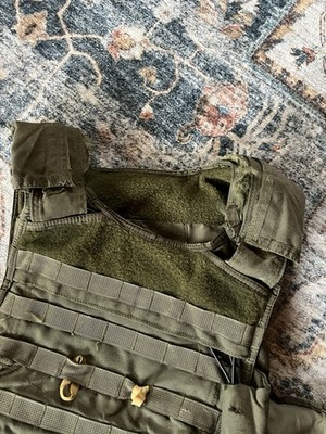 MSA Paraclete RMV PBA Plate Carrier Large Smoke Green Molle CAG