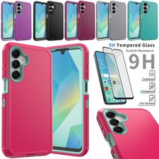 For Samsung Galaxy A16 A17 Case Shockproof Rugged Phone Cover / Screen Protector