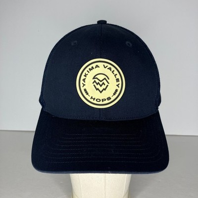 Yakima Valley Hops Hat Men's Adjustable Snapback Navy Blue