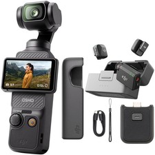 DJI Osmo Pocket 3 4K 120fps Handheld 3-Axis Gimbal Stabilizer  DJI Mic Mini