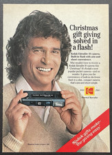 Original Vintage Print Ad 1980 Kodak Ektralite 10 Camera Michael Landon