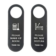 Double Sided Signage Communicates Do Not Disturb Effectively for Commercial Use