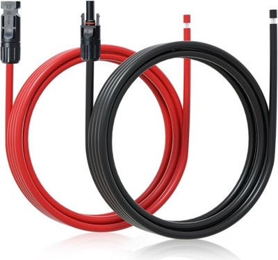 1-10m Verlängerungskabel Solarkabel 4mm² 6mm² PV Solarpanel inkl. Solarstecker