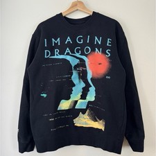 Imagine Dragons Loom Tour Black Graphic Long Sleeve Sweatshirt