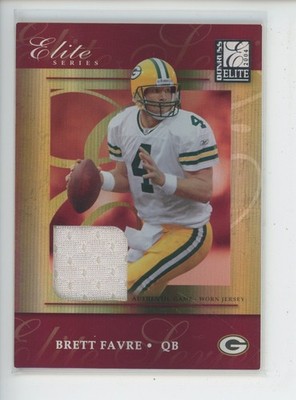 BRETT FAVRE PATCH /150 2004 DONRUSS ELITE SERIES 4/150 JERSEY # 1/1  PACKERS