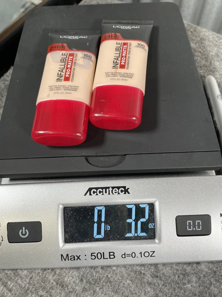 L'Oreal Paris Infallible Pro-Matte Foundation 100 True Alabaster 1oz 2 Pack - Image 3 of 4