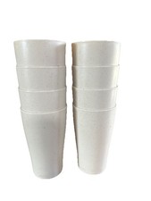 Wheat Straw Cups Set of 6 12 Oz. Unbreakable Reusable Tumbler Beige