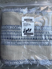 Williams Sonoma France Striped Yarn-Dyed 50x50" Table Throw - SAMPLE - New