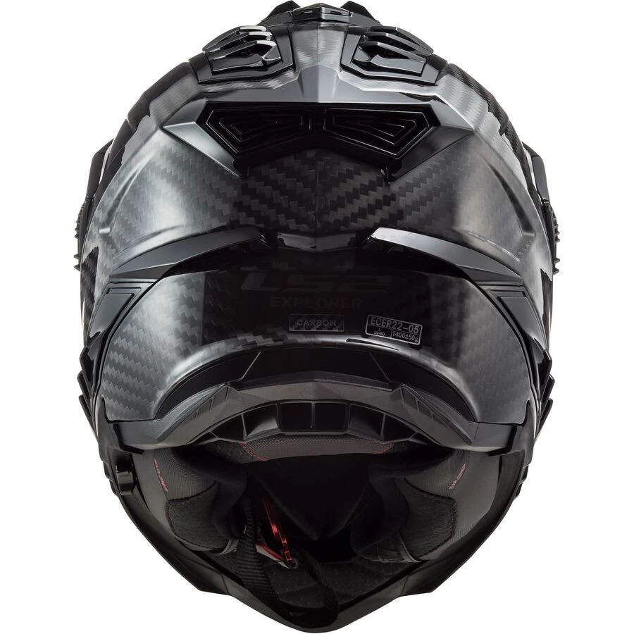 LS2 Explorer Carbon Helmet - Matte Carbon, Small 701-2012 - Image 2 of 4