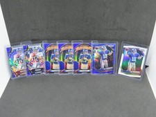 7 2025 PANINI PRIZM BLACK ELI MANNING BLUE WHITE LOT /199 /125 /175 GIANTS NE