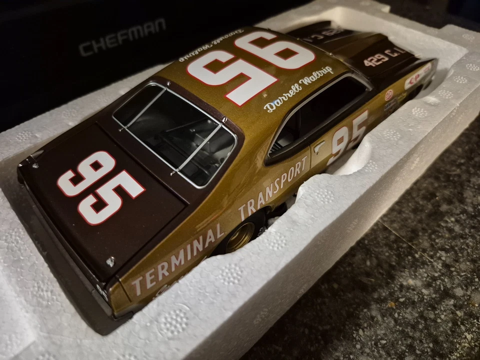 达雷尔·沃尔特里普亲笔签名 #95 终端运输 1971 年水星旋风 1:24 — 第 4/4 张图片