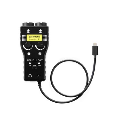 Saramonic 2-Channel Audio Interface w/XLR, 1/4'' & 1/8'' for Apple iPhone & iPad