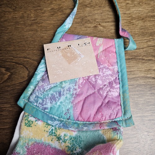 Asciugamano cucina nuovo con etichetta VaporWave Pyschedlic rosa Furio cravatta anni 80 90 - Foto 4 di 7