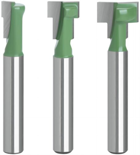 3Pcs 1/4" Lock Hole Router Bit Set 5/16" & 3/8" & 1/2" Diameter Compatible wi...