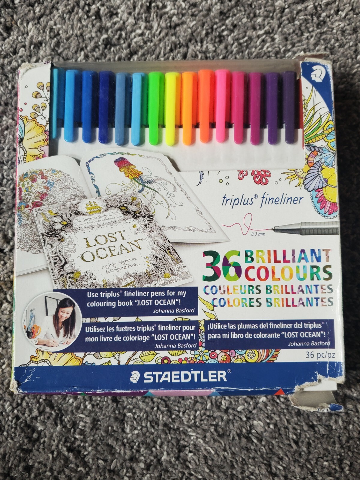 Staedtler Triplus Brilliant Colours 0.3mm Fineliners Pens, 3