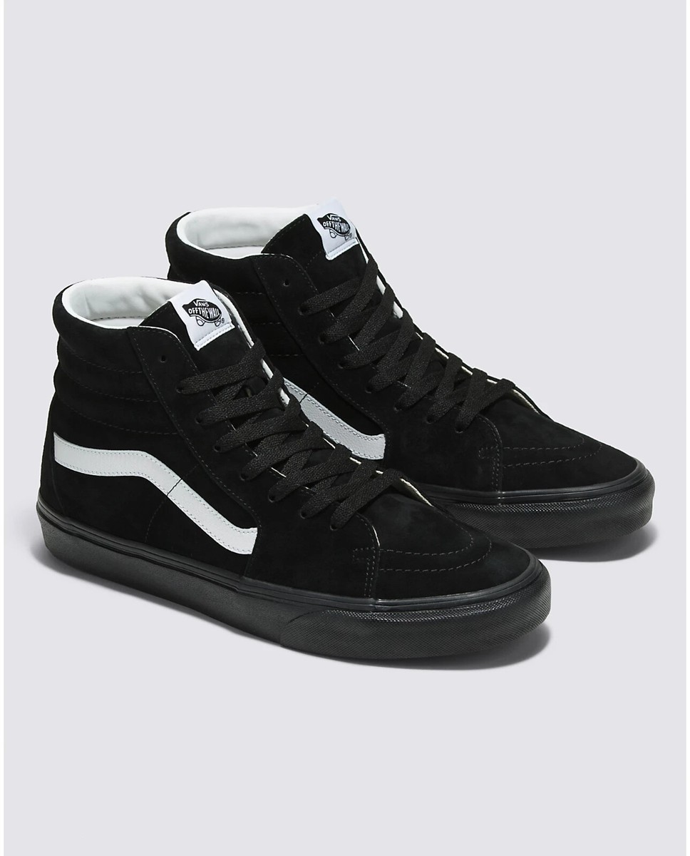 Vans Sk8low Zapatillas Vans En San Miguel VANS Sk8- High Pig Suede Black-  White Strip