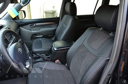 Coprisedili Fodere su misura TOYOTA LAND CRUISER PRADO 120 (02-09) 5p ONLY RHD! - Imagen 8 de 8