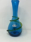 Blenko Vintage Blown Glass Vase By Joel Myers, Blenko Designer 6817T0 Stickers