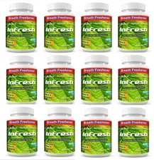 InFresh Bad Breath Chewable Tablets All Natural 12-Pack