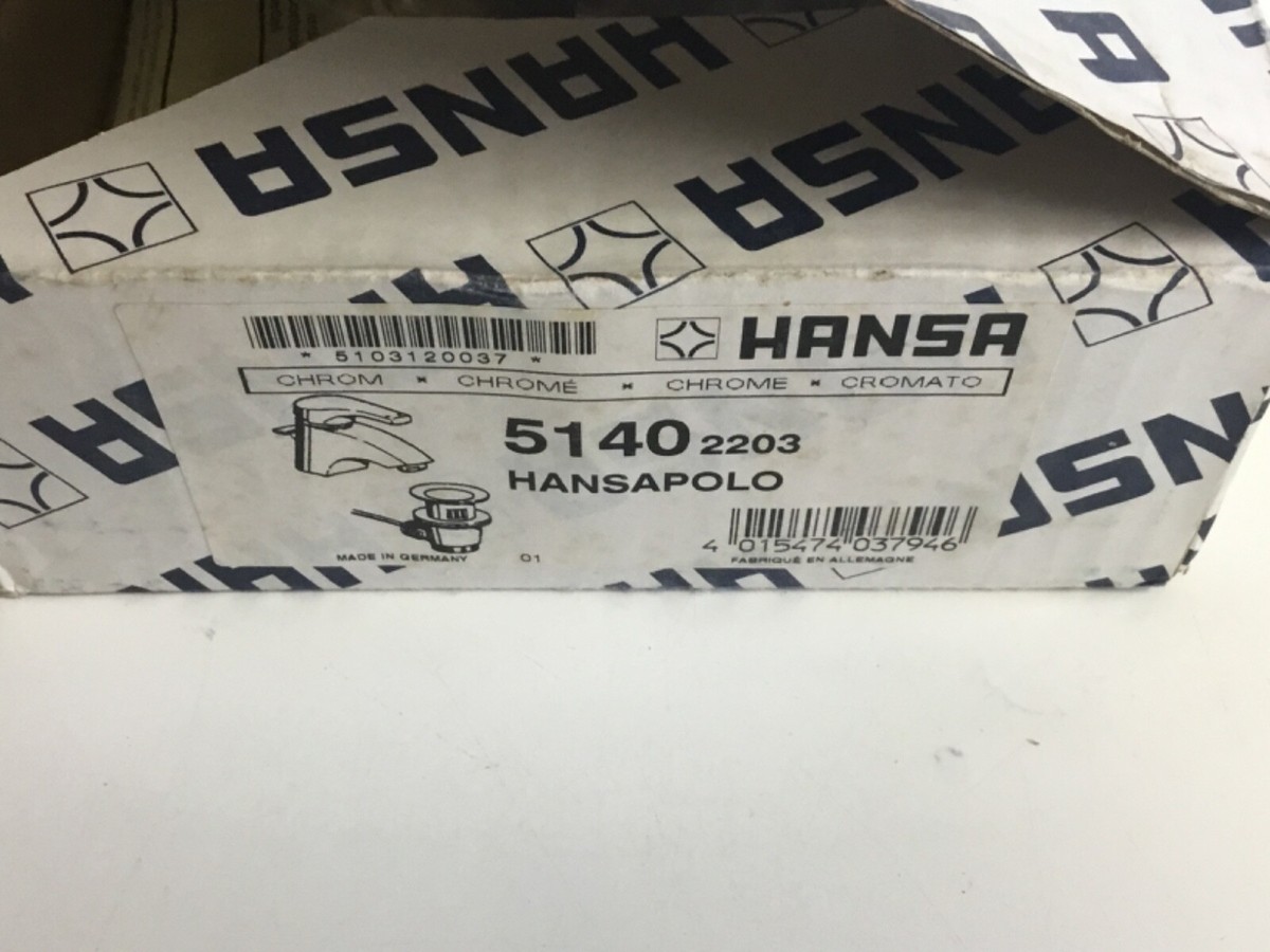 Waschtischarmatur Hansa Polo Alt Chrom, Einhebelmischer, Rarität 