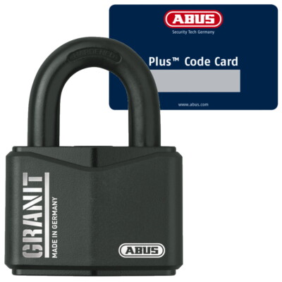Abus Vorhangschloss GRANIT 37RK/70 - inkl. 2 Schlüssel - mit CodeKarte
