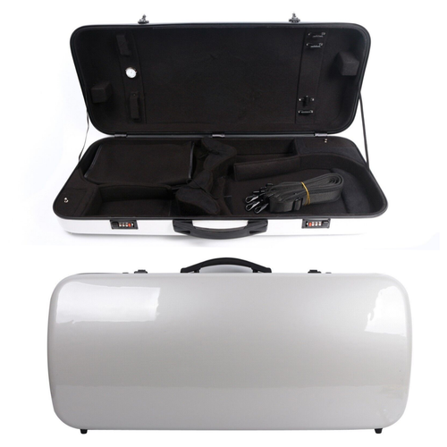 Estuche para Violín 4/4 15-17 pulgadas Caja de fibra de carbono ajustable Ligero Duradero - Imagen 2 de 4