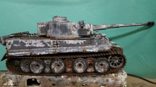 heng long 1/16 tiger 1 rc model tank winter camouflage - Picture 6 of 24
