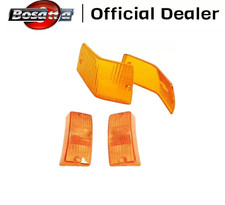 PLASTICHE FRECCE GIALLE GEMME COMPLETE PIAGGIO VESPA PX 125 150 200 ARCOBALENO