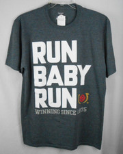 Camiseta gris recuerdo Kentucky Derby at Churchill Downs Run Baby Run adulto L